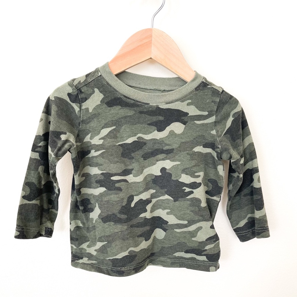 Old Navy | Baby Boy Camo long Sleeve Shirt 18-24 Month